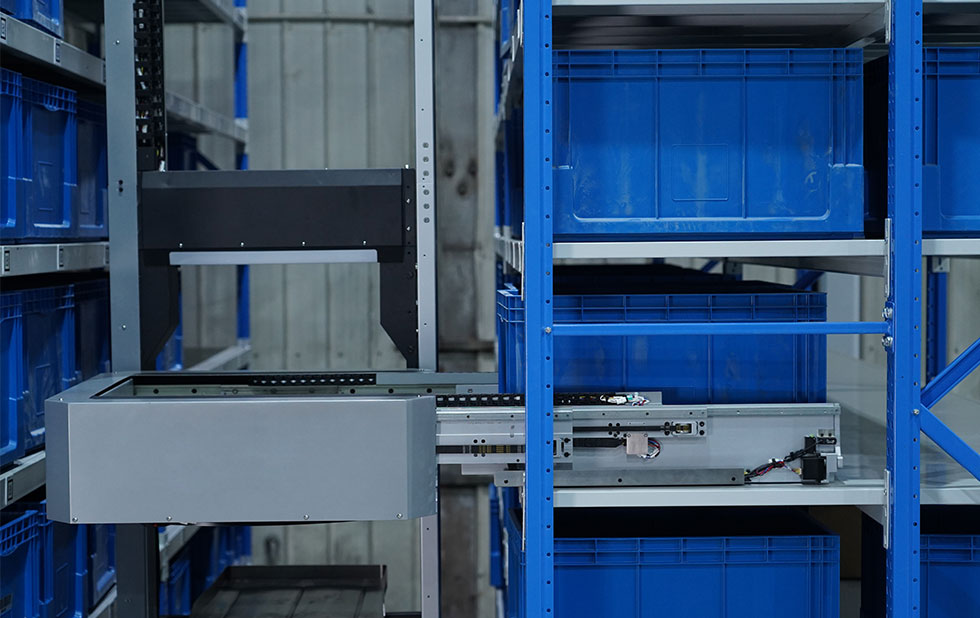 Automatic high-rack stacker
